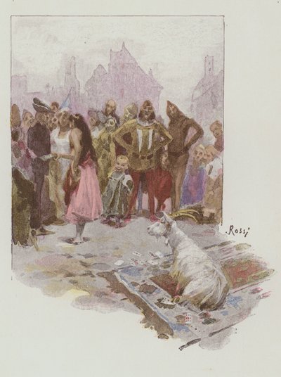 Illustratie voor Notre-Dame De Paris door Victor Hugo door Lucius Rossi